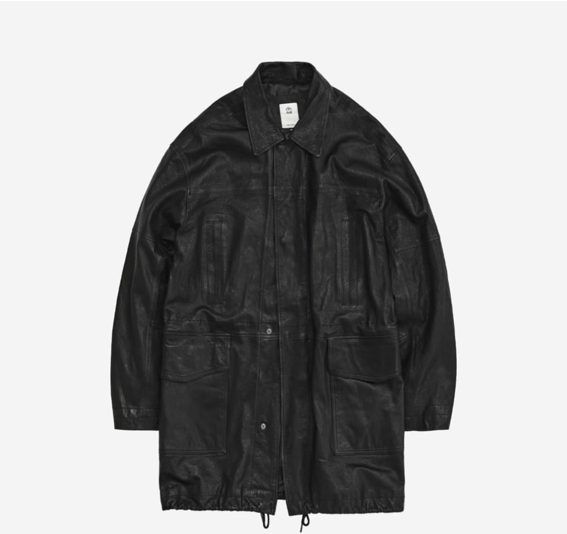 [2] 폴리테루 램스킨 카코트 블랙-25FW 상품이미지1