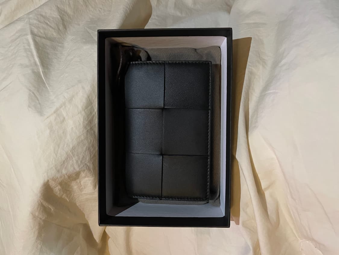 보테가 베네타 카세트 비즈니스 카드 케이스 블랙 상품이미지5