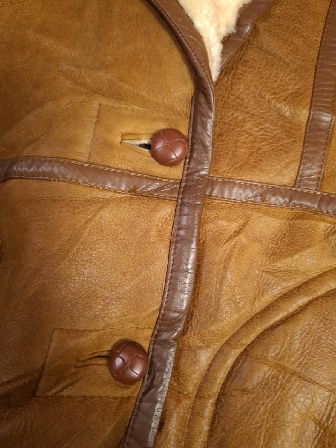 80' 국내산 진도모피 리얼레더 무통 시어링 무스탕 상품이미지6