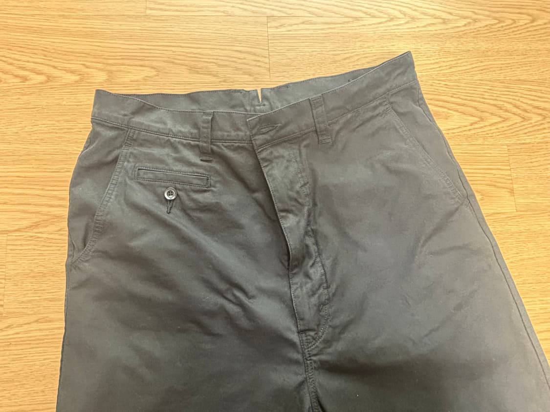 준야 와타나베 꼼데 가르송 블랙 코튼 치노 팬츠 바지 L 상품이미지6