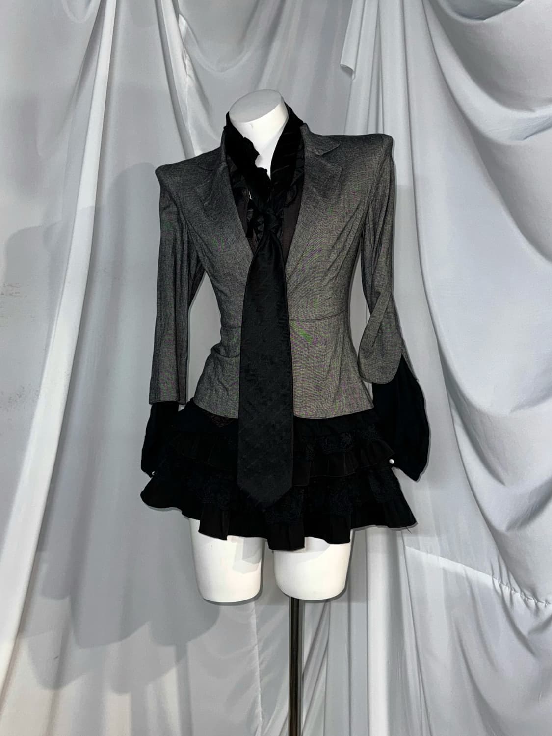 (7pcs) 무채색 공겜여주 데일리 아일렛 코디세트 상품이미지7