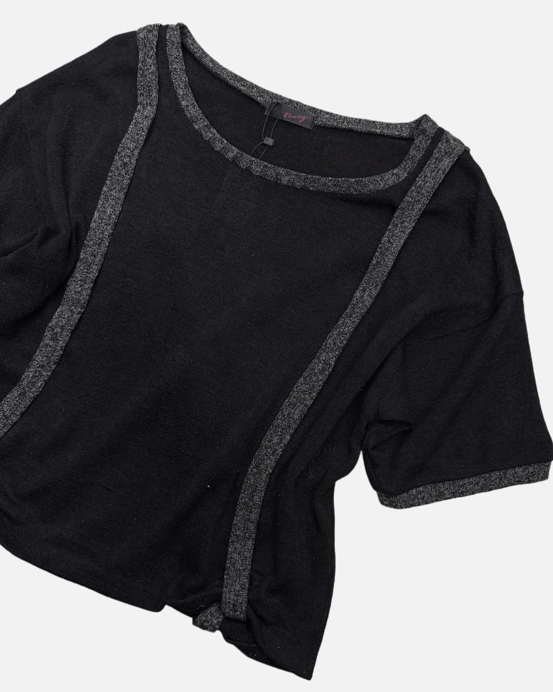 suspender detail knit t-shirt 상품이미지3