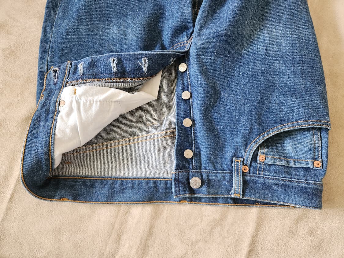 90s Levi's 리바이스 501 USA 진청 W33 L34 상품이미지5