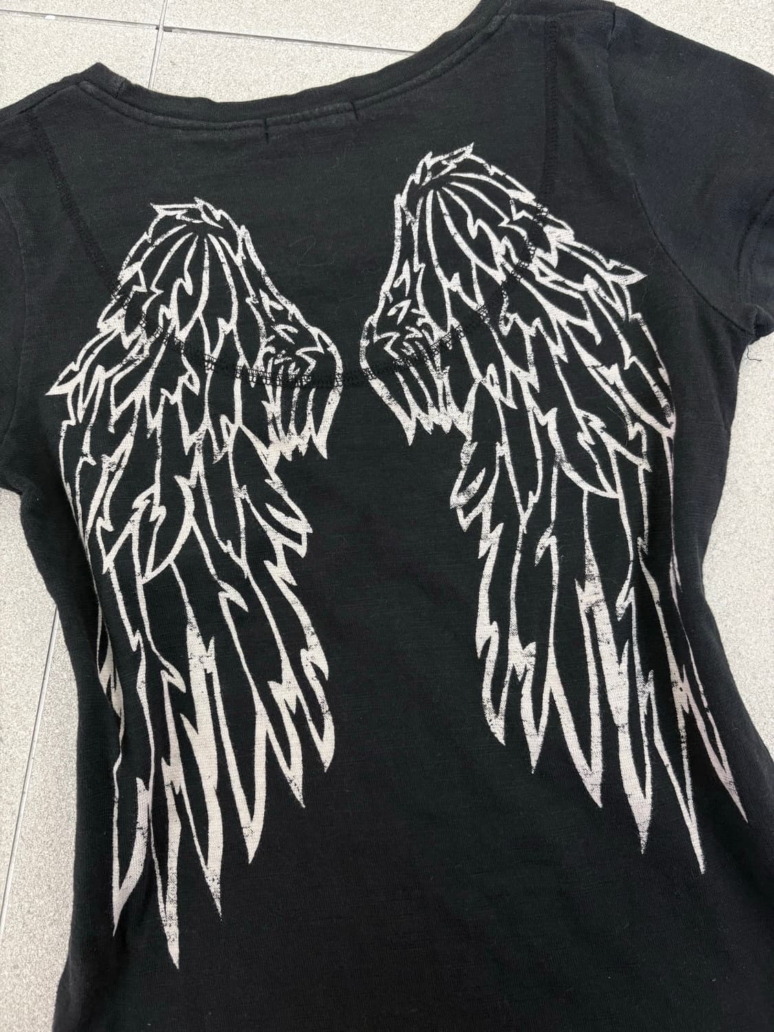 백날개 스컬 반팔 상품이미지5