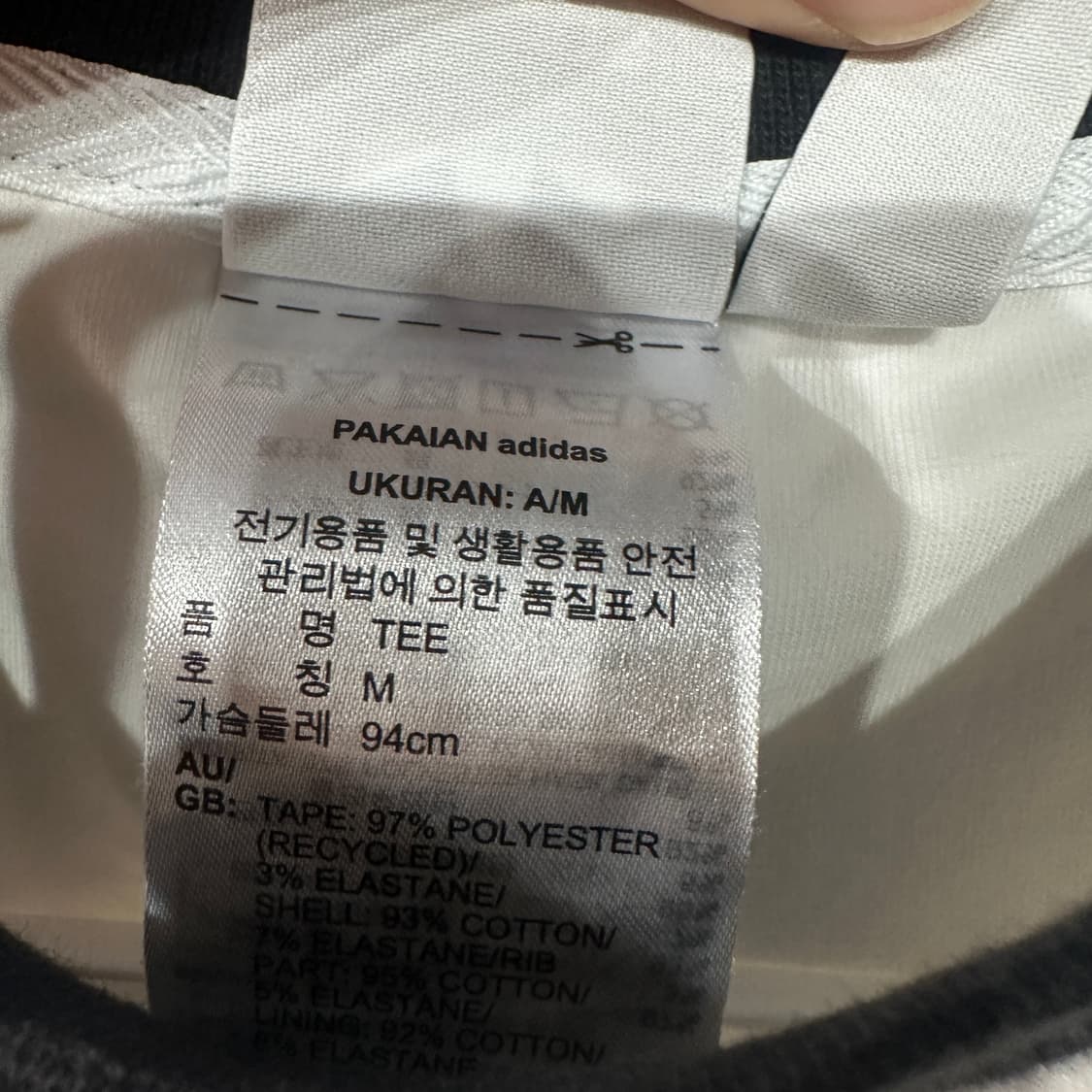 아디다스 크롭 반팔 여성S-M 상품이미지4