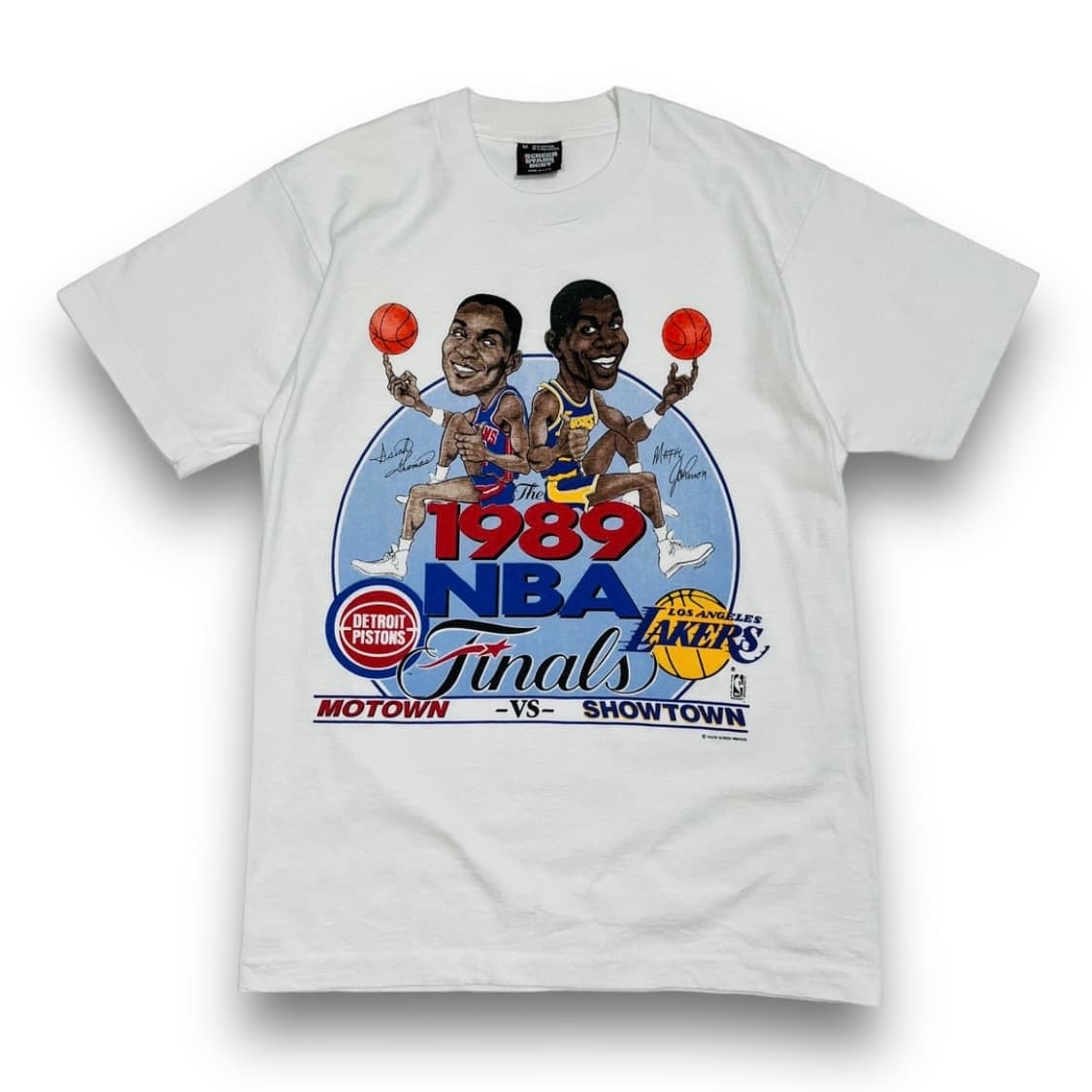 NBA 1989s 덩크 결승전 빈티지 반팔 티셔츠 상품이미지1
