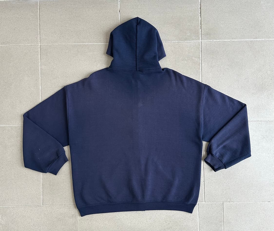 00s 빈티지 러셀 후드집업 네이비 XL 상품이미지2