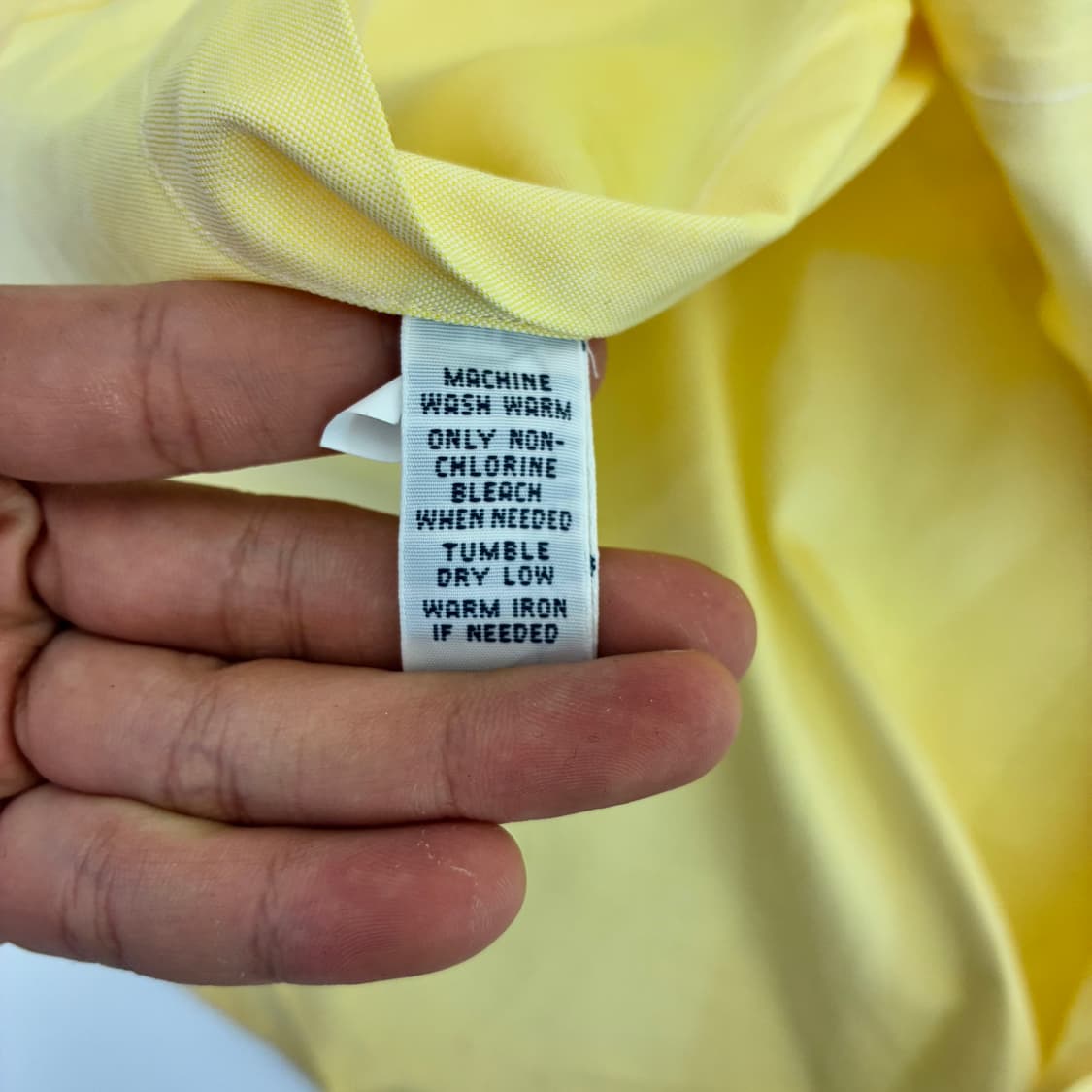 Polo  폴로 랄프로렌 자수 옐로우 코튼 셔츠  상품이미지5