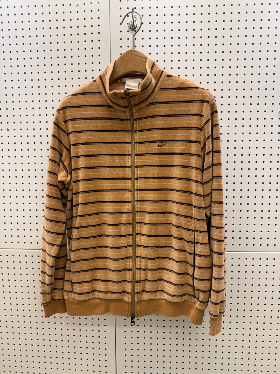 나이키 골프 벨벳 스트라이프 투웨이 집업 U765 상품이미지2