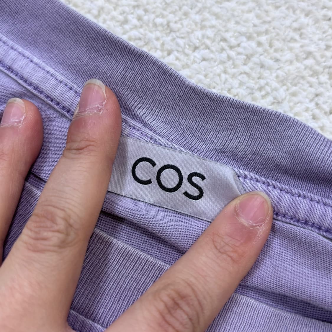 실측확인 코스 무지 반팔 티셔츠 0313E 상품이미지3