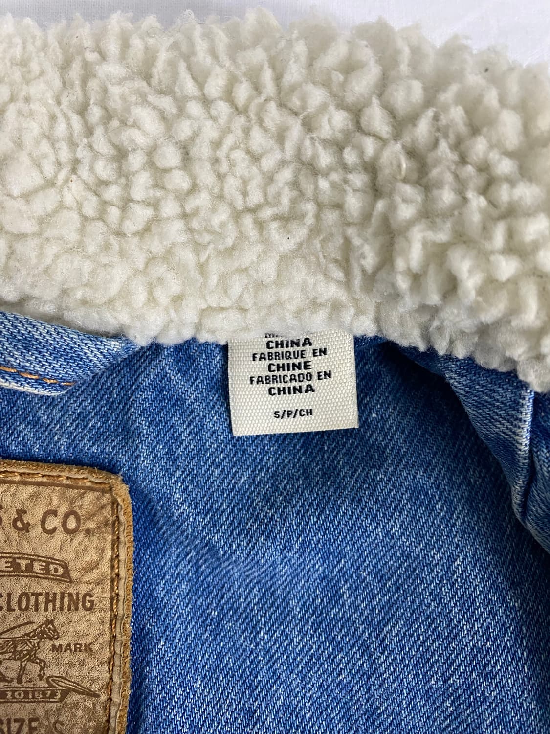 리바이스 쉐르파 패널 데님 트러커 자켓 S 상품이미지7