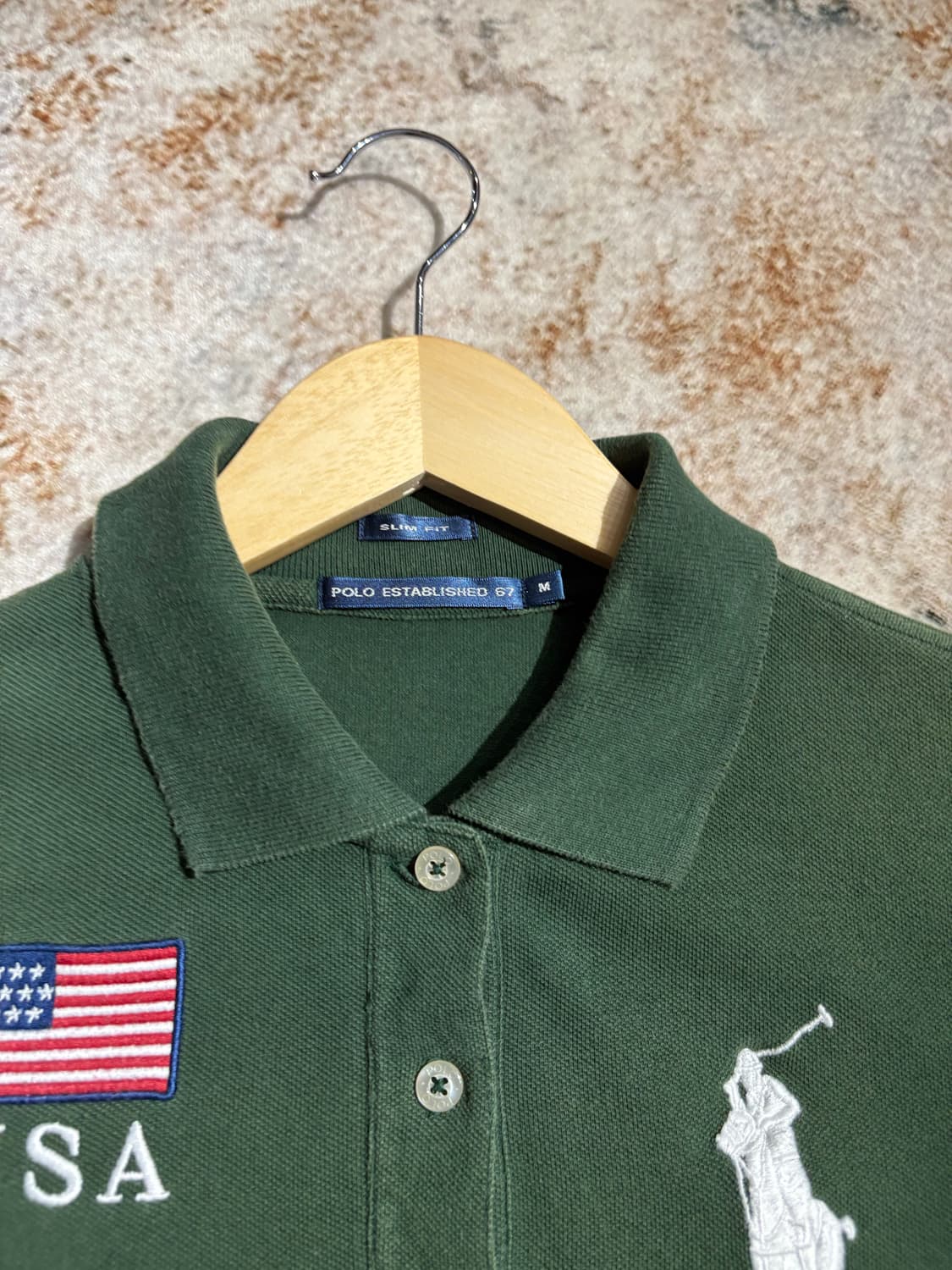 폴로 빅포니 USA 치프키프 카키 카라반팔티셔츠 상품이미지3