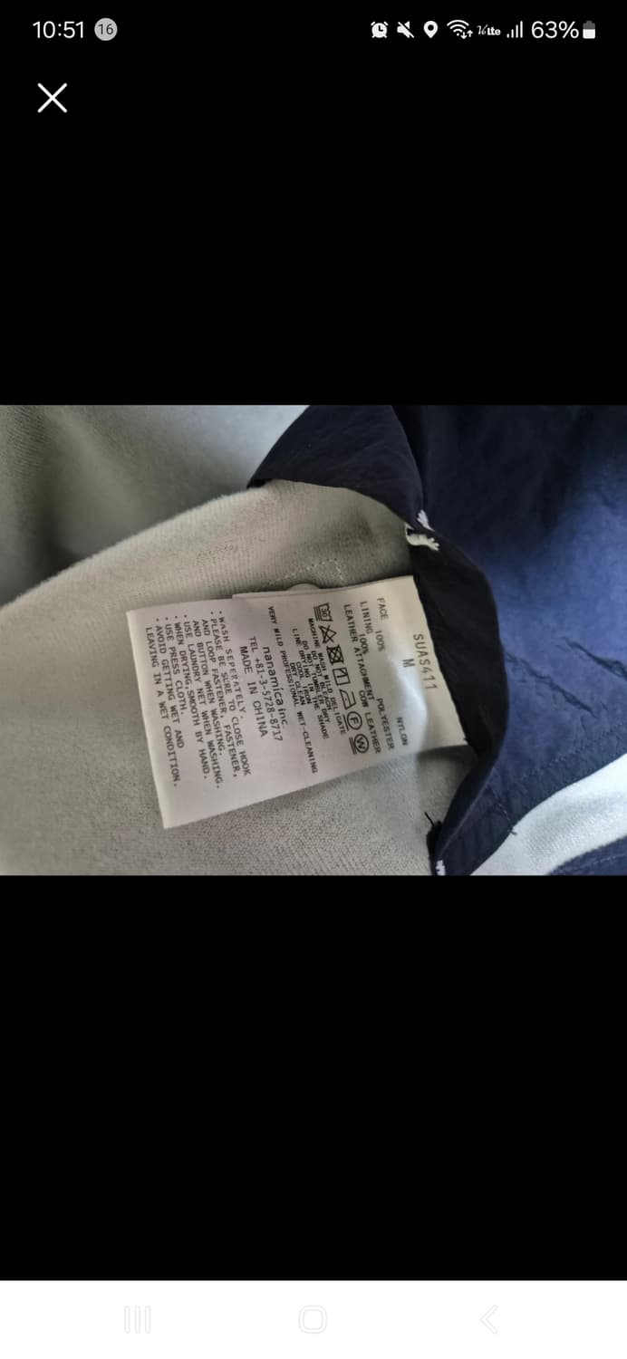 나나미카 24 S/S 윈드파카 M 판매합니다(상태 매우 좋음) 상품이미지8