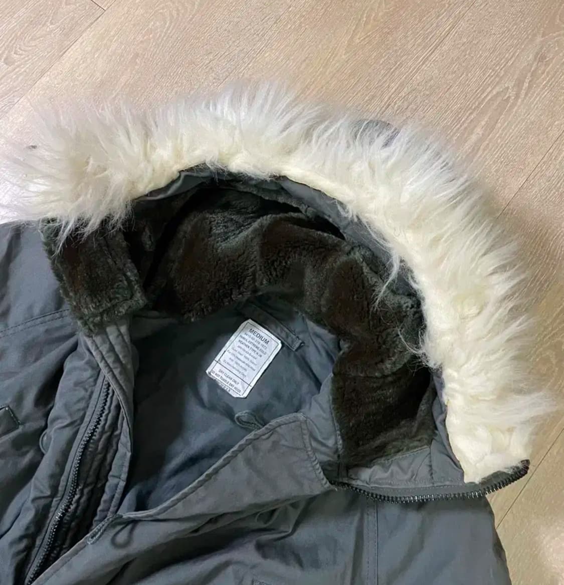 N3B 밀리터리 오리지널 파카 M사이즈 상품이미지3