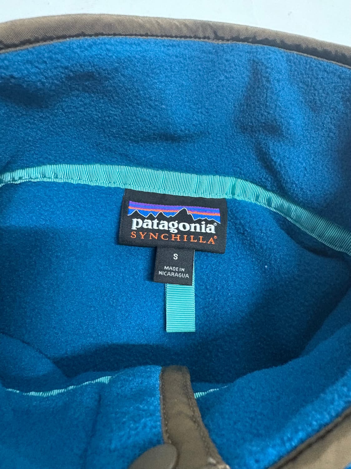 트래비스스캇)파타고니아 신칠라 스냅티 블루 멘즈S 상품이미지5