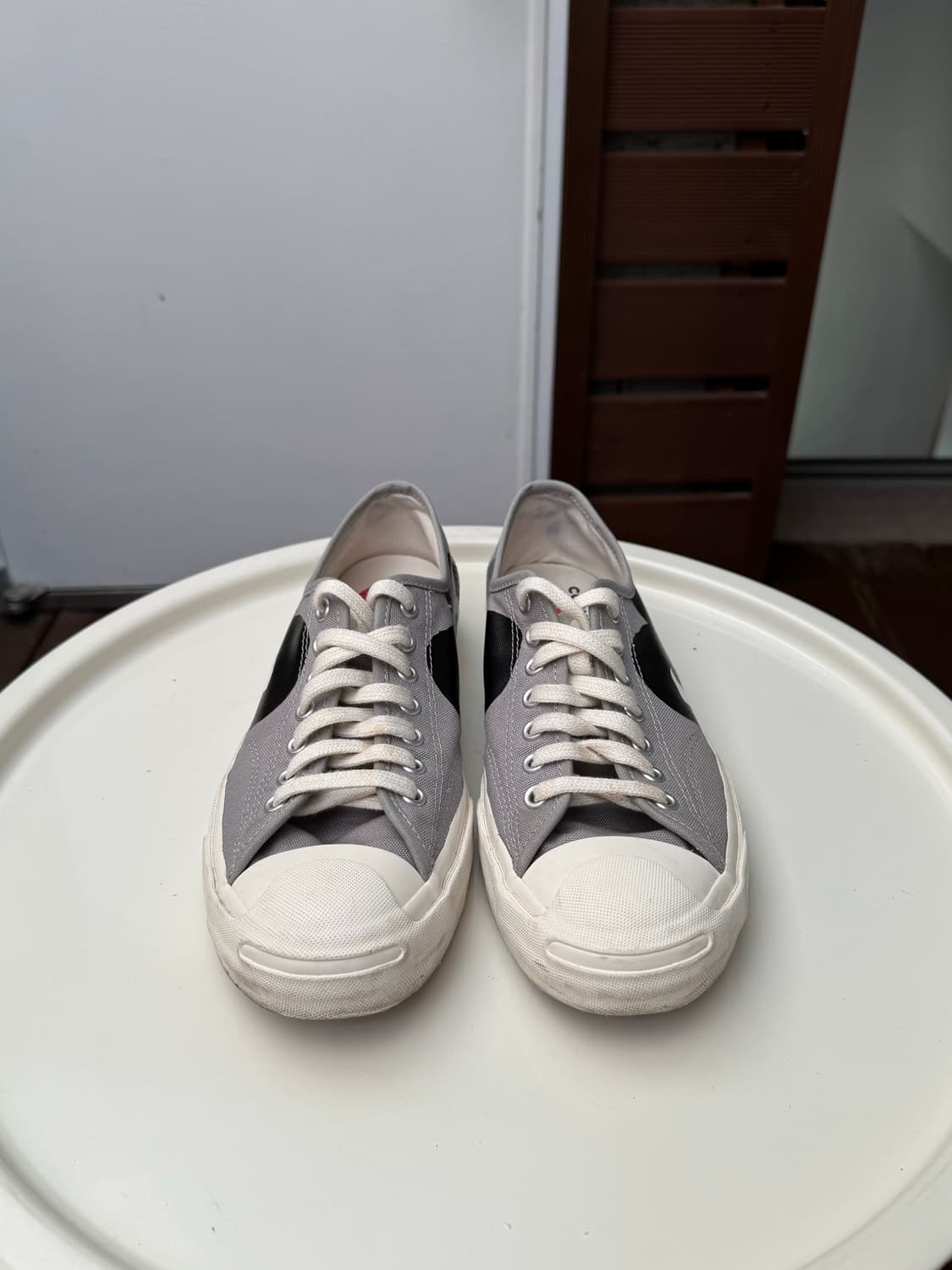 컨버스 x 플레이 꼼데가르송 잭퍼셀 드리즐 블랙 상품이미지2