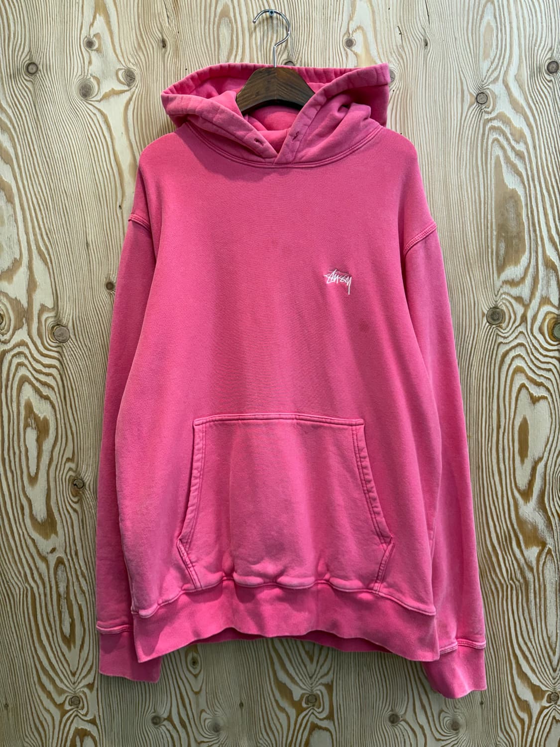 스투시 오버다이드 스톡 로고 후드 상품이미지1