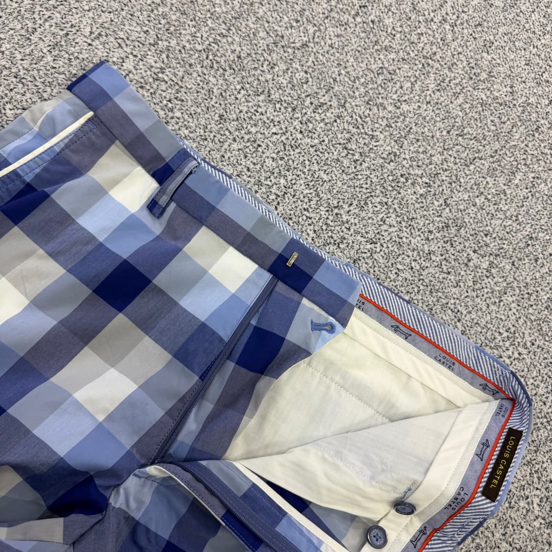 84 헤지스 체크 슬랙스팬츠 0128H2 상품이미지3