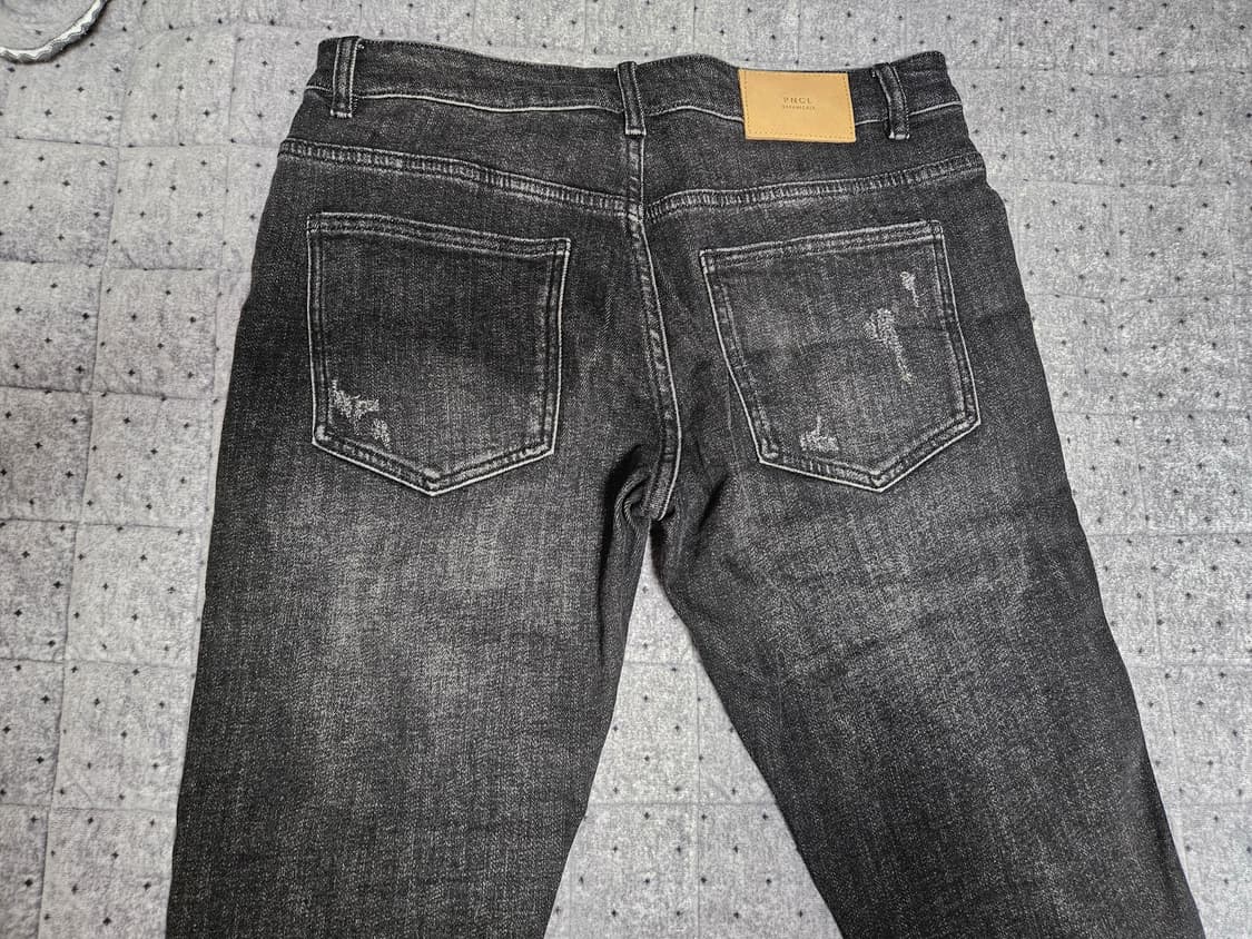 빠니깔레 기모 워싱 다크 빈티지 진 상품이미지3