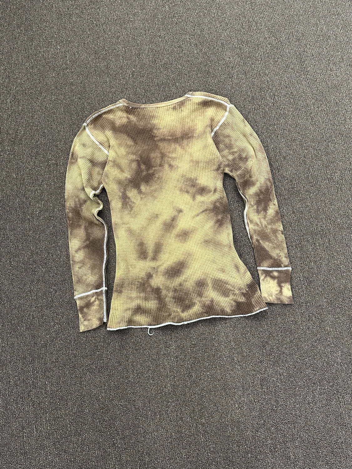 M)Japanese vintage 타이다이 와플 크루넥 롱슬리브 상품이미지4