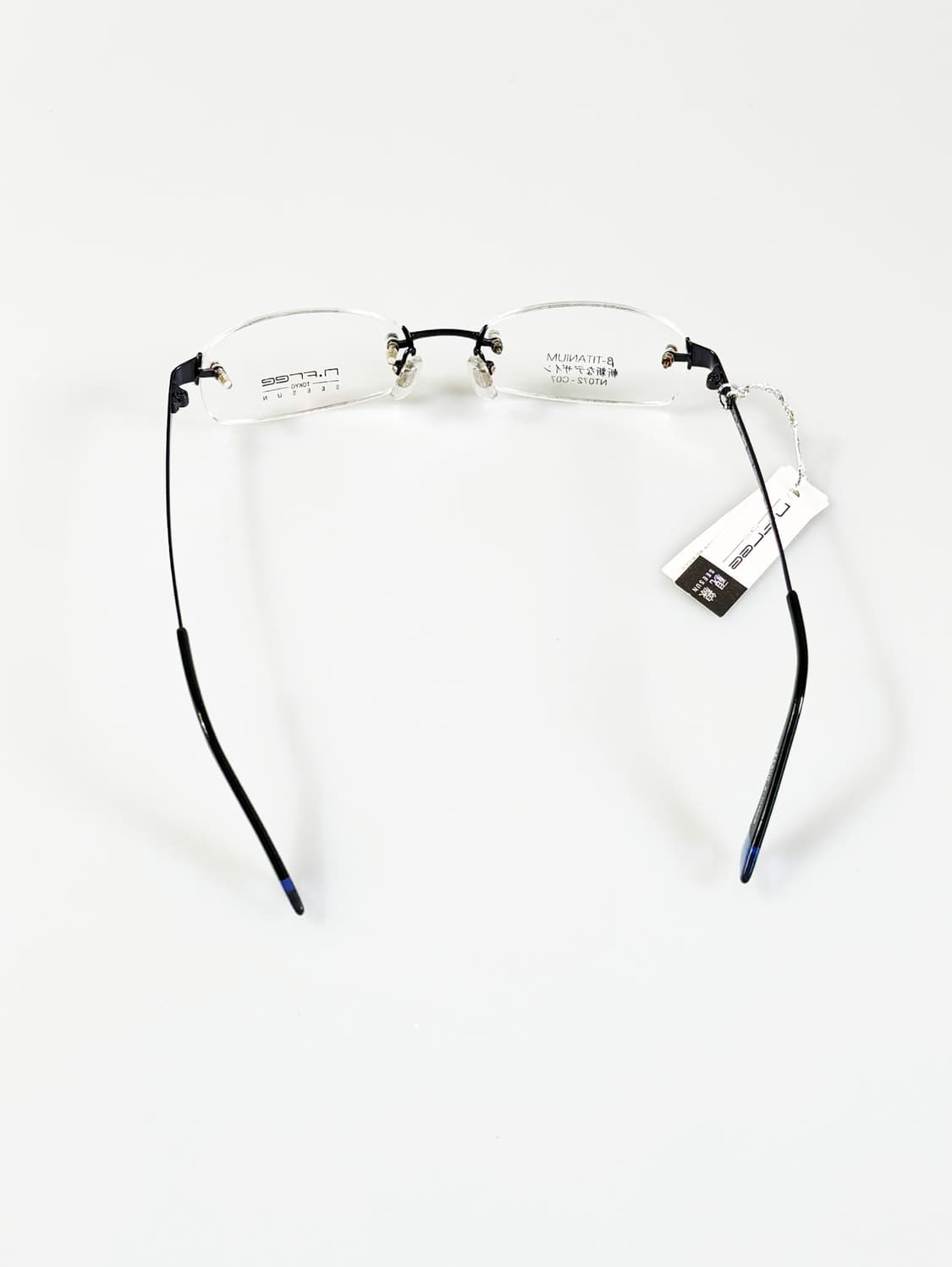 N.FREE by SEE SUN 티타늄 무테 스퀘어 빈티지 안경 상품이미지5