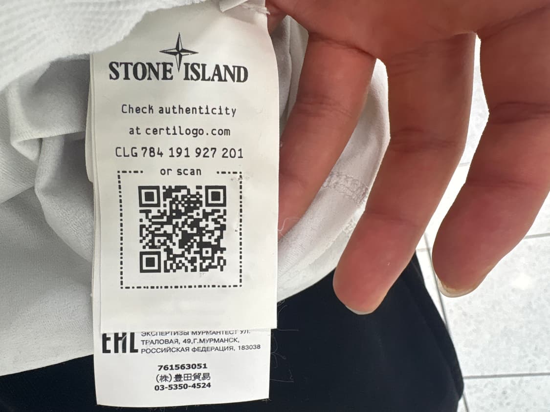 [M size] 스톤아일랜드 맨투맨 화이트 새상품급 상품이미지2