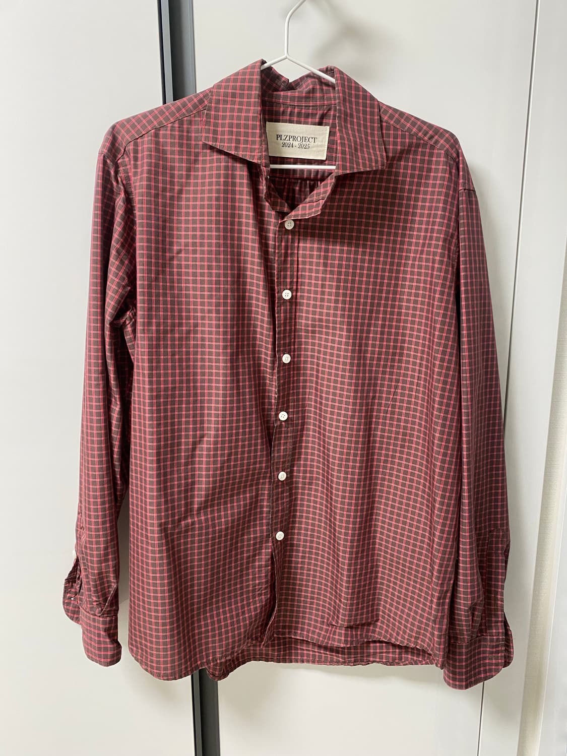 플리즈프로젝트 체크셔링셔츠 상품이미지7