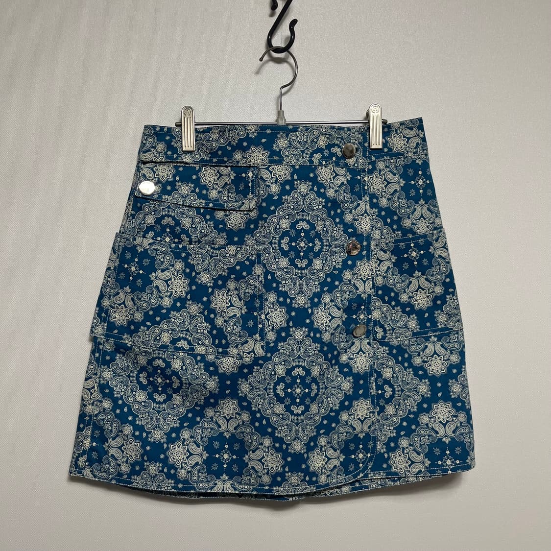 brouhaha 브루하하 페이즐리 랩 스커트 m 상품이미지1