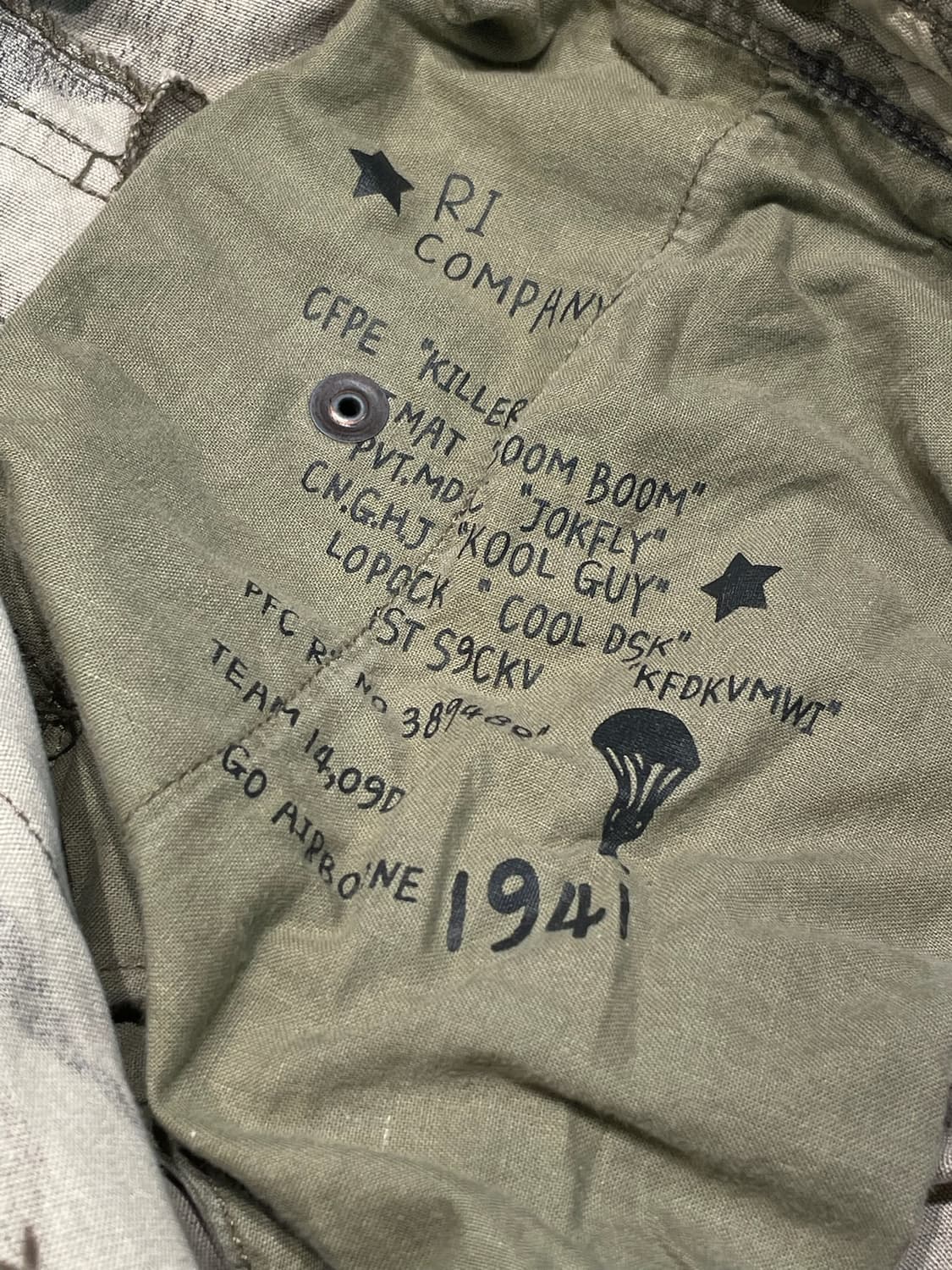 River island 밀리터리 카모 카고 팬츠 상품이미지9