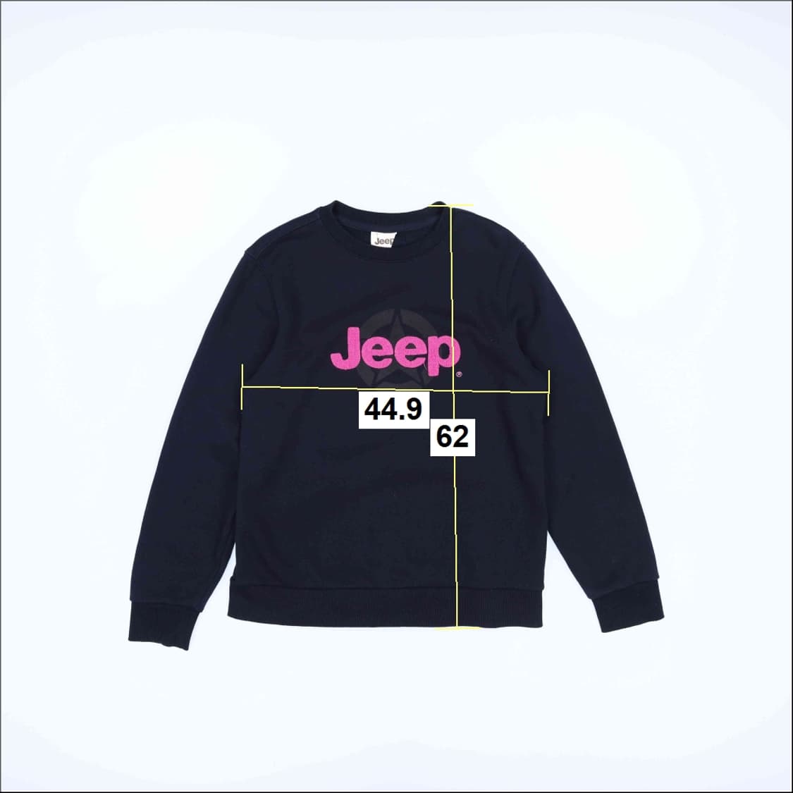 [M] 지프 빅로고 기모 맨투맨 긴팔티 1215J2 상품이미지5
