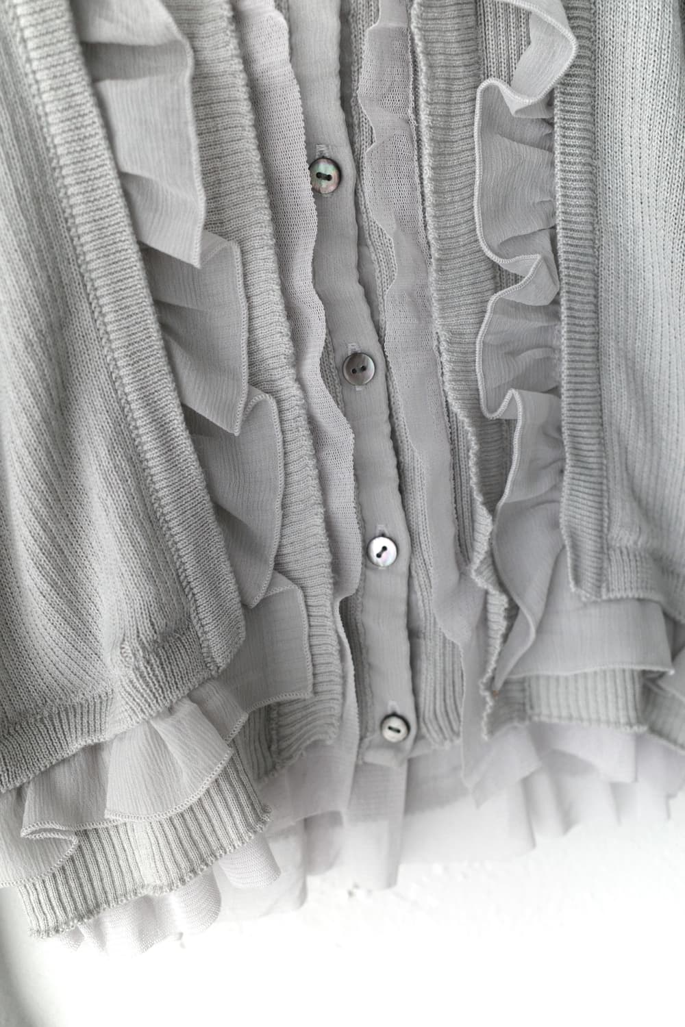 hiroko bis) double frill cardigun 상품이미지4