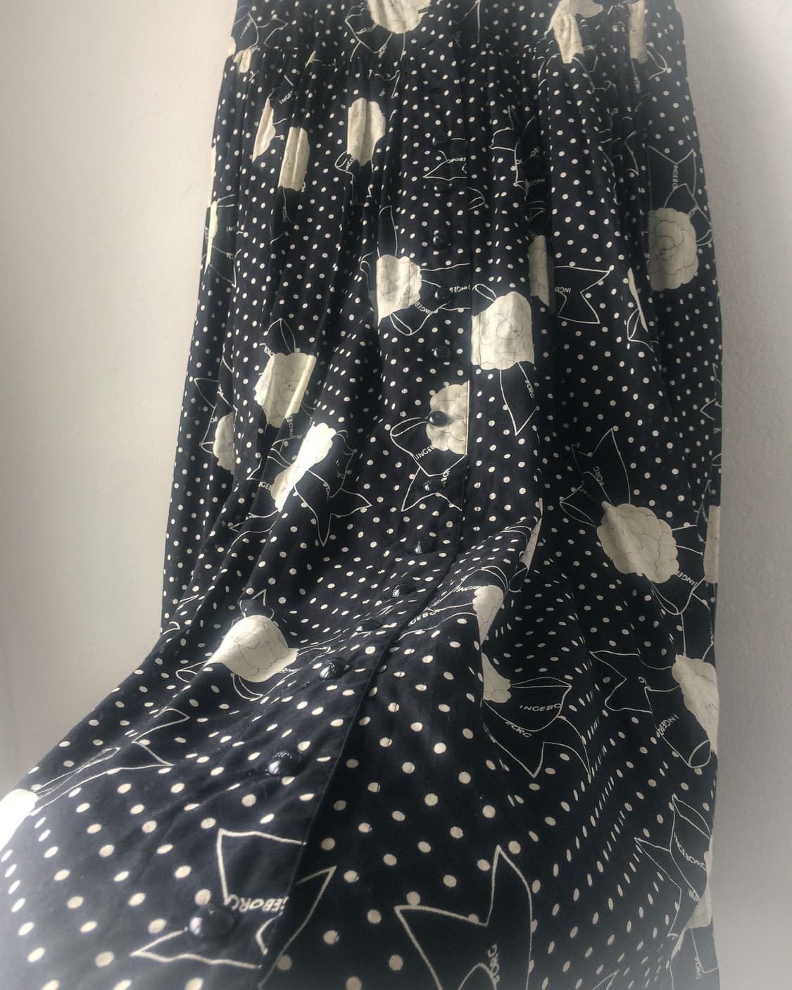 Dot pattern flower ribbon pattern long s 상품이미지6