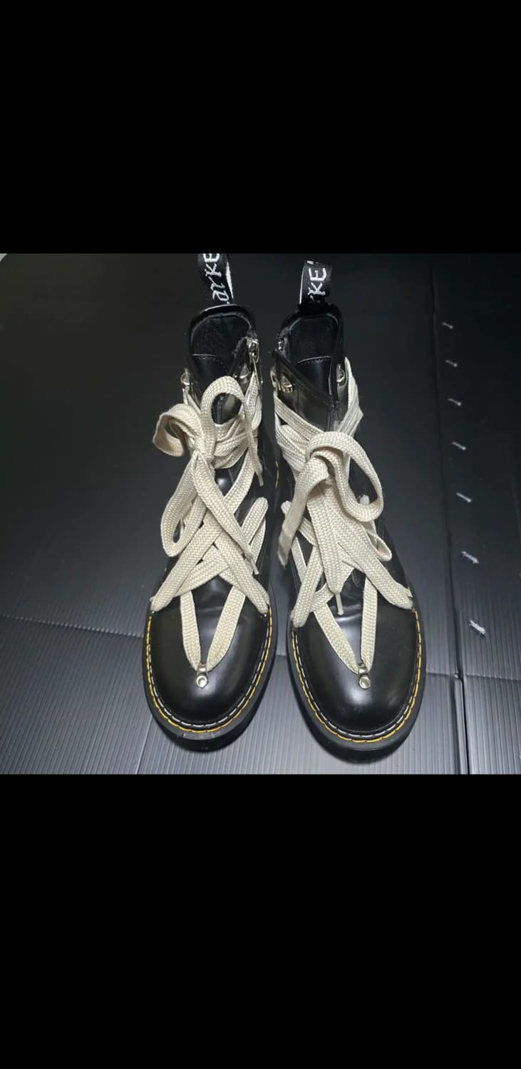 (미시착) 42 릭오웬스 x 닥터마틴 1460 벡스 레더 부츠 상품이미지2