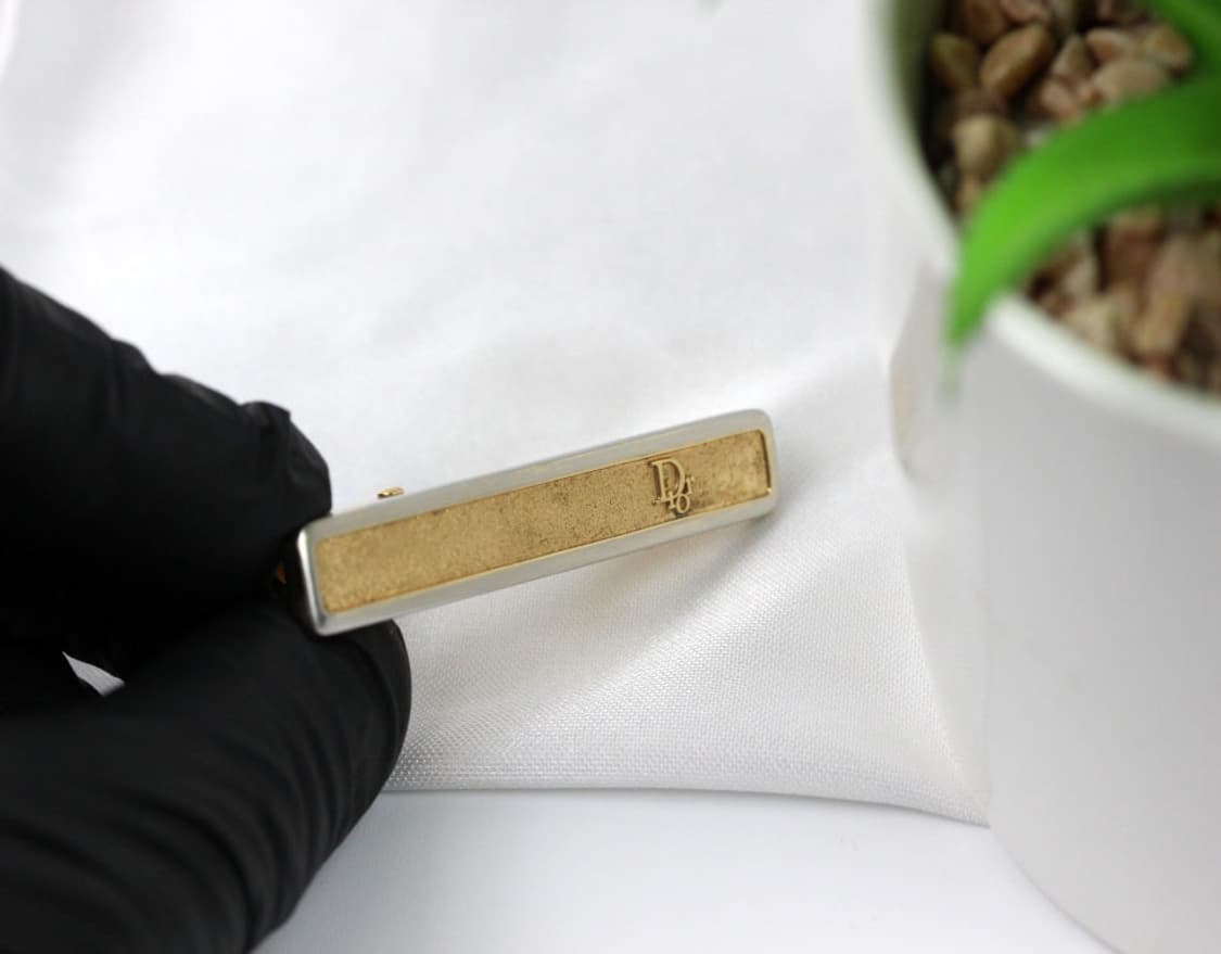 디올 A-등급 5cm 남자 명품 넥타이핀 빈티지 상품이미지4