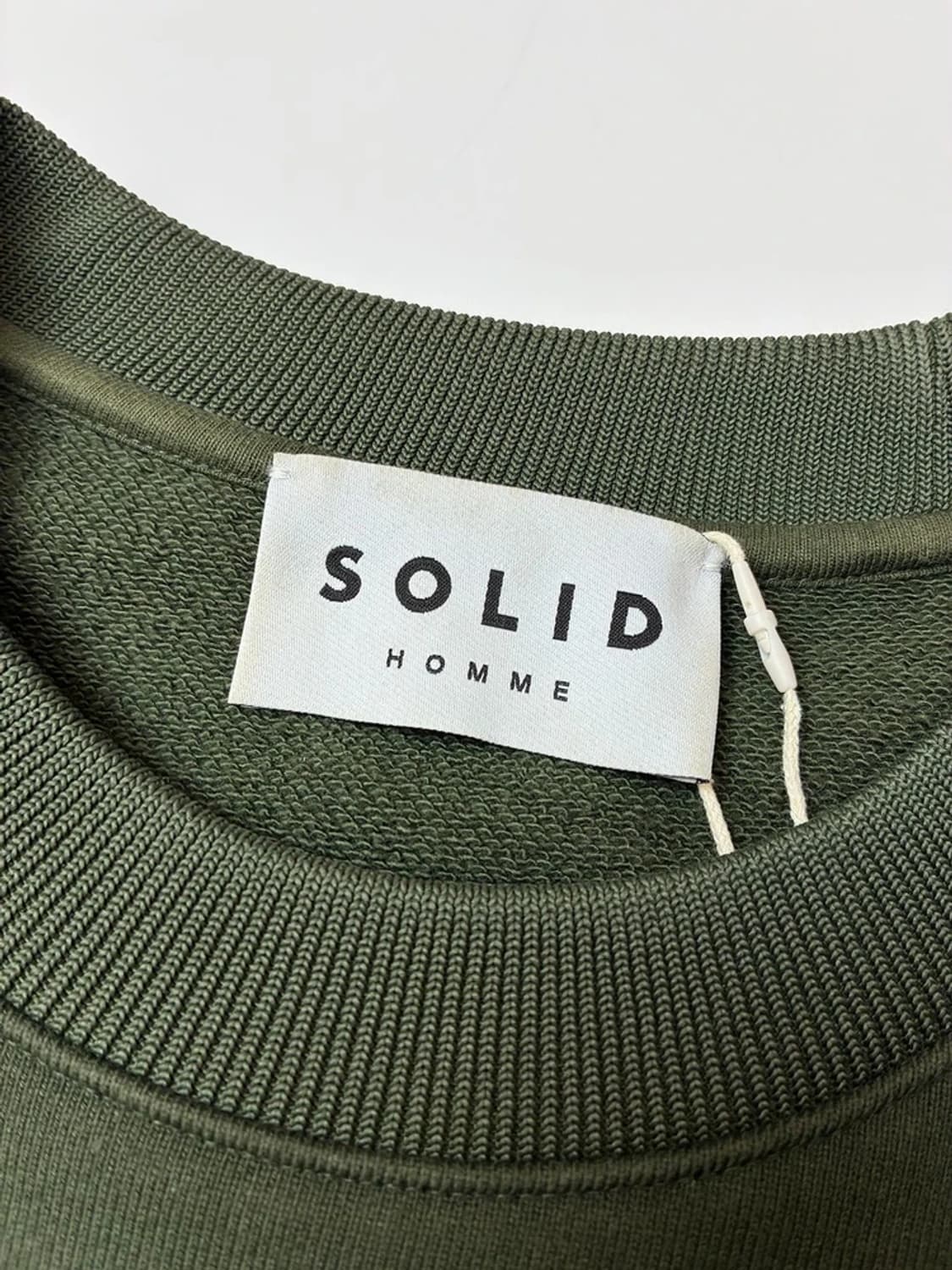 솔리드옴므 20FW 백 로고 맨투맨 PN5163 상품이미지8