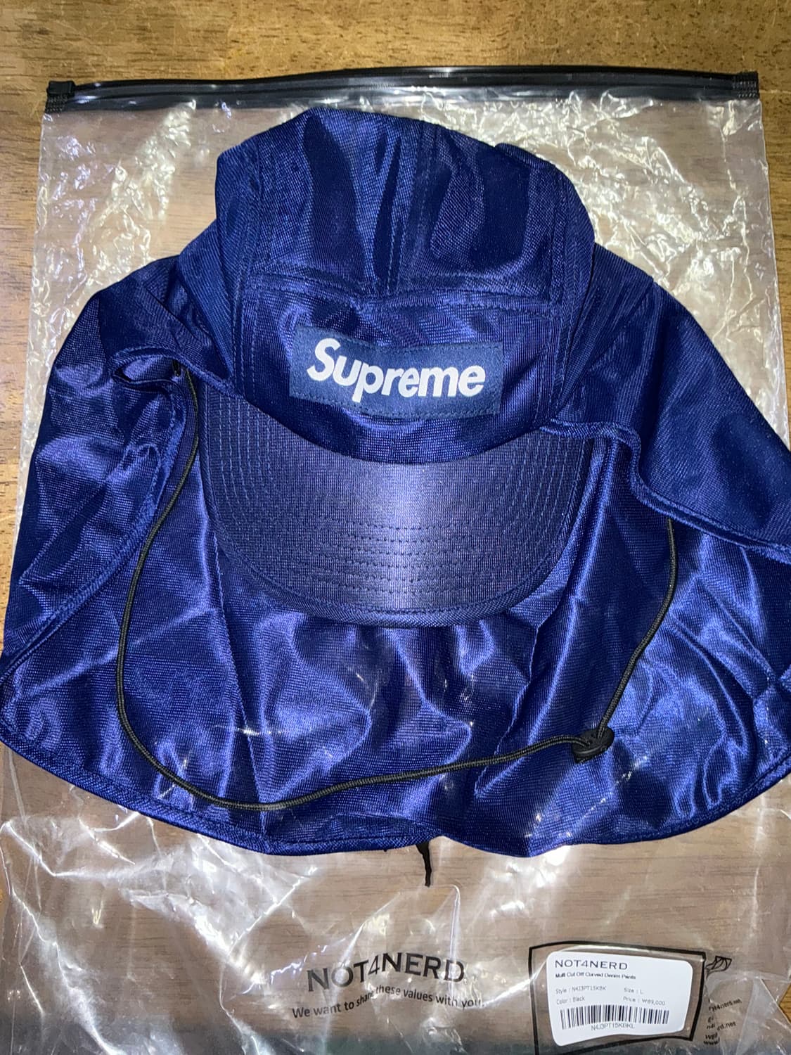 슈프림 메쉬 선쉴드 캠프캡 네이비 - 24SS 상품이미지2