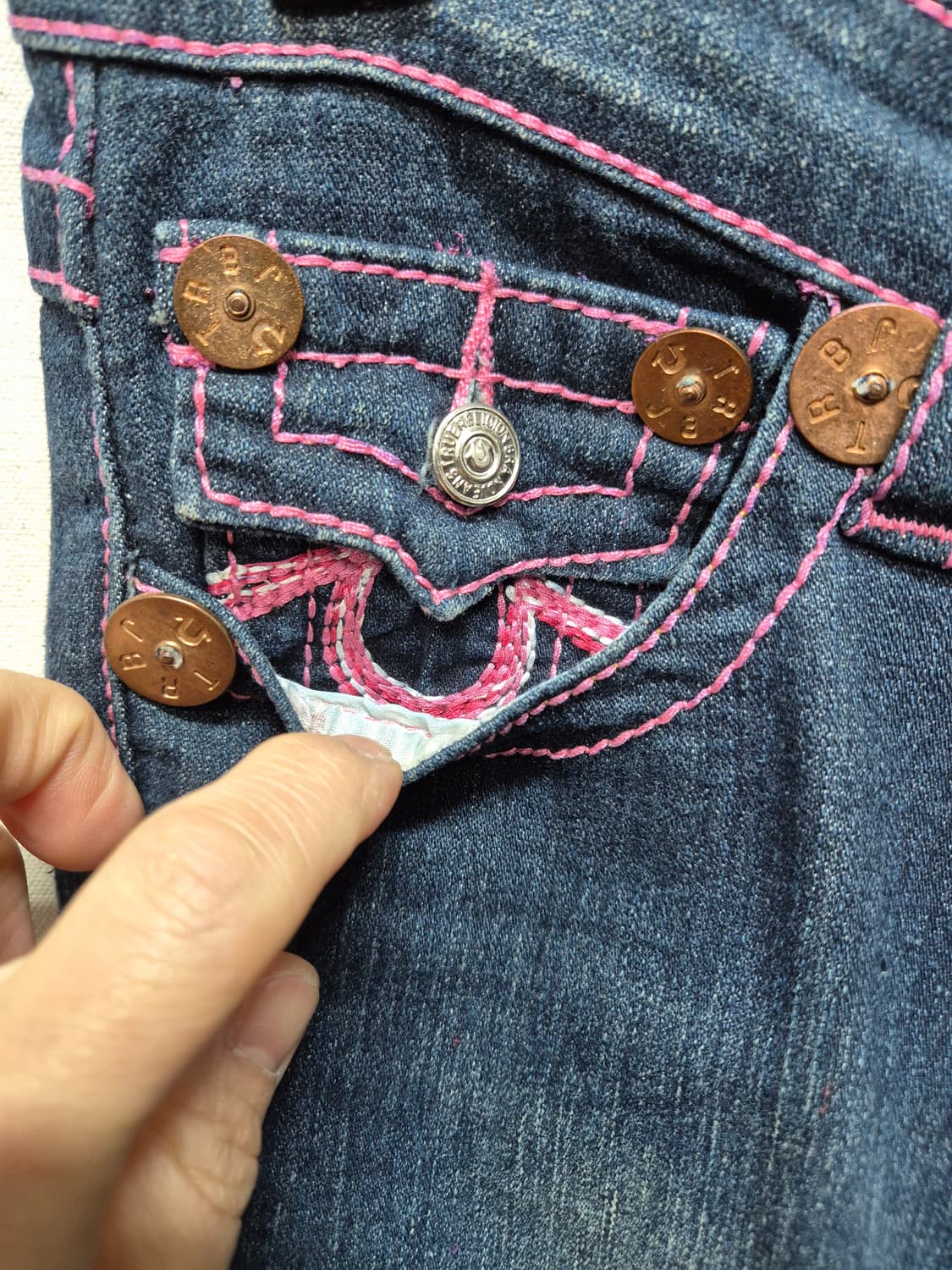 트루릴리전 여성 슬림팬츠 상품이미지2