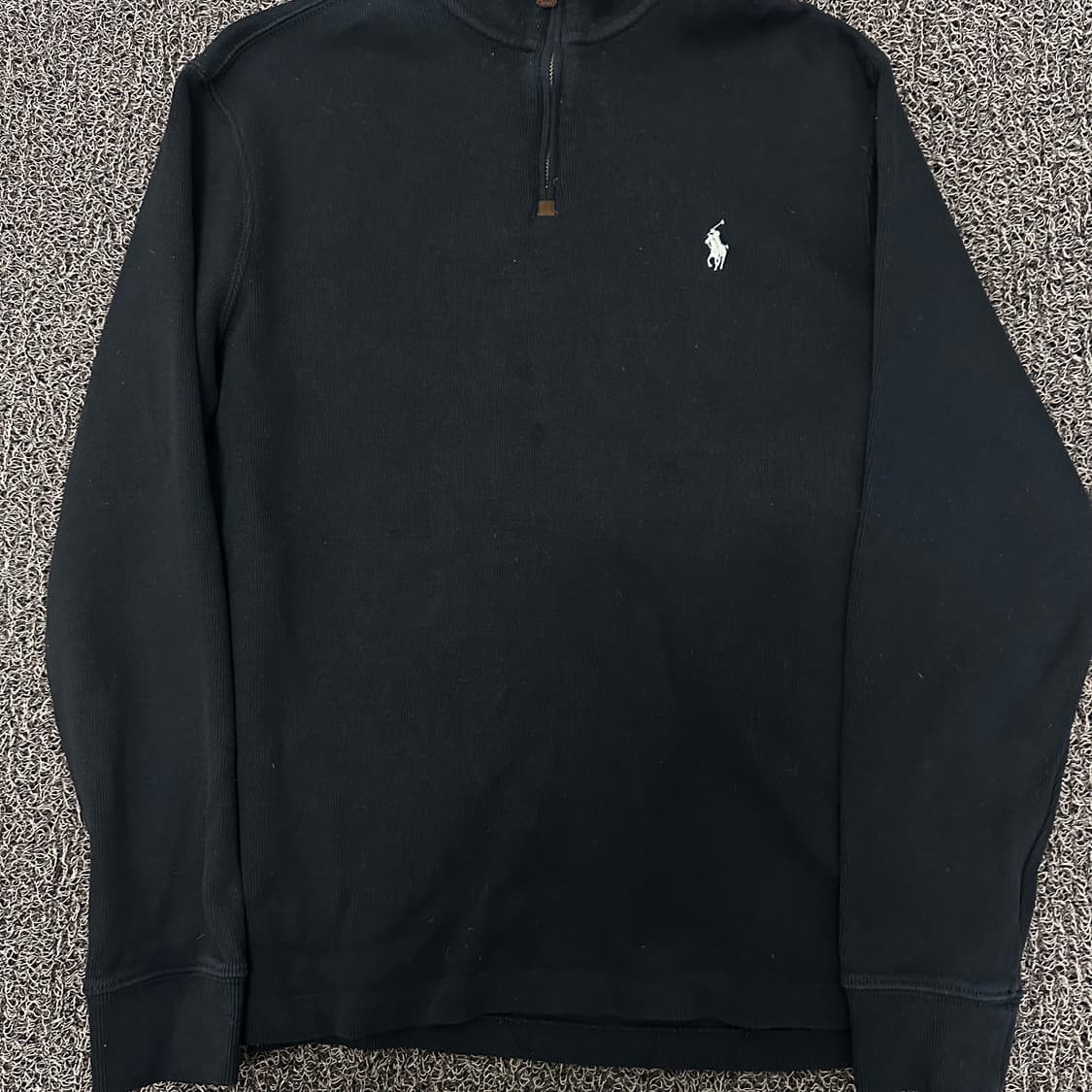 POLO 폴로 랄프로렌 반집업 니트 블랙 S 상품이미지3