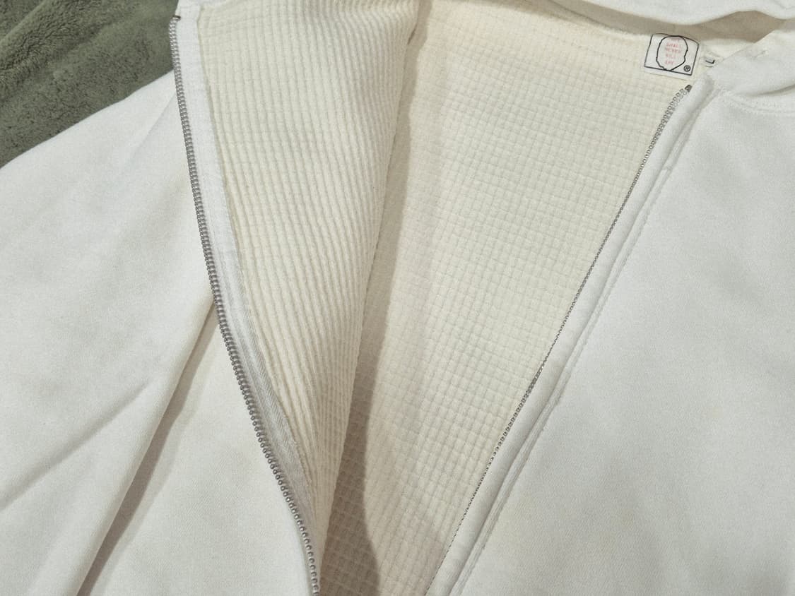 Og 베이프 헤비코튼 와플 후드 집업 상품이미지4