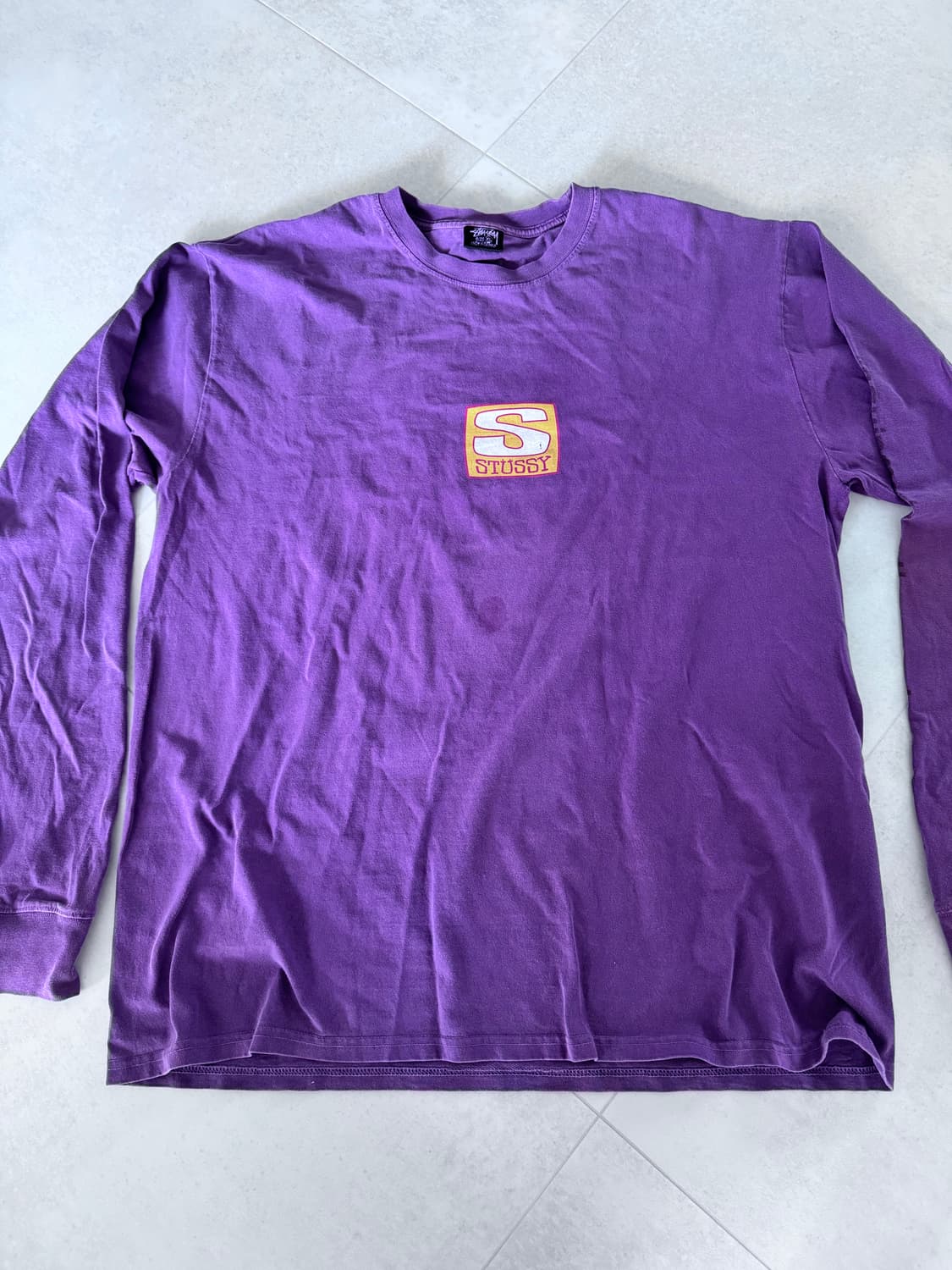 (중고/XL) 스투시 롱슬리브 퍼플 xl  상품이미지2