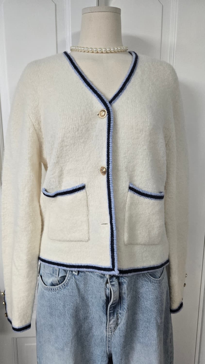 유라고 니트가디건 상품이미지3