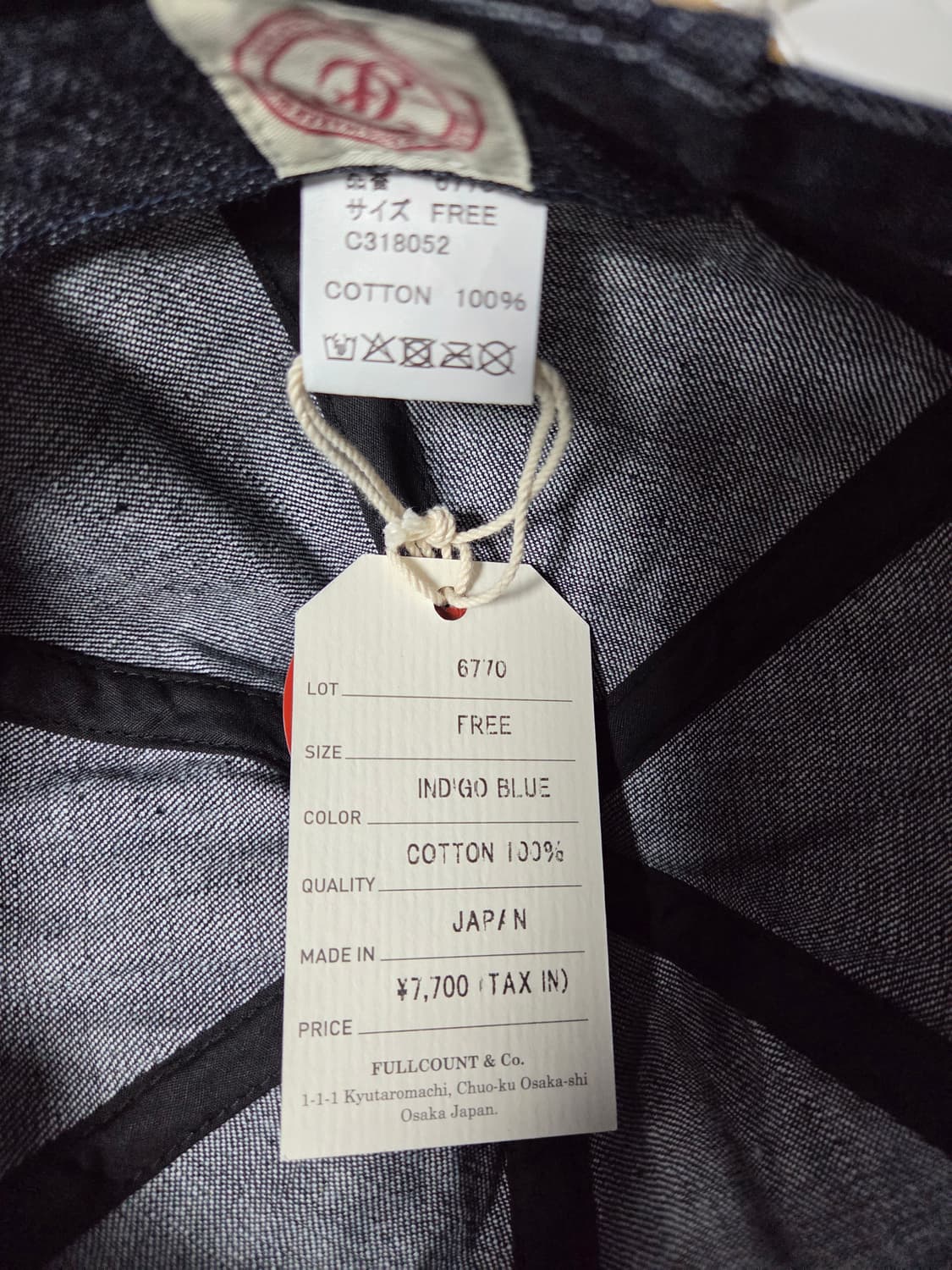 풀카운트 데님 볼캡 상품이미지2