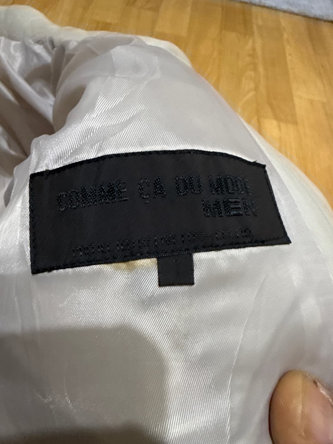 COMME CA DU MODE  MEN  양가죽 덕다운 자켓 상품이미지7