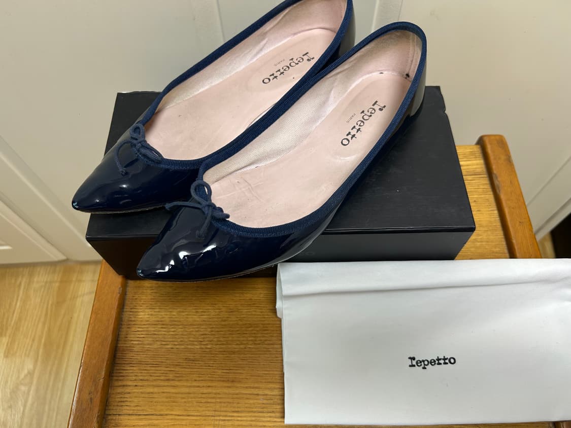 레페토 브릿지 유광 다크네이비 (39사이즈) 상품이미지5