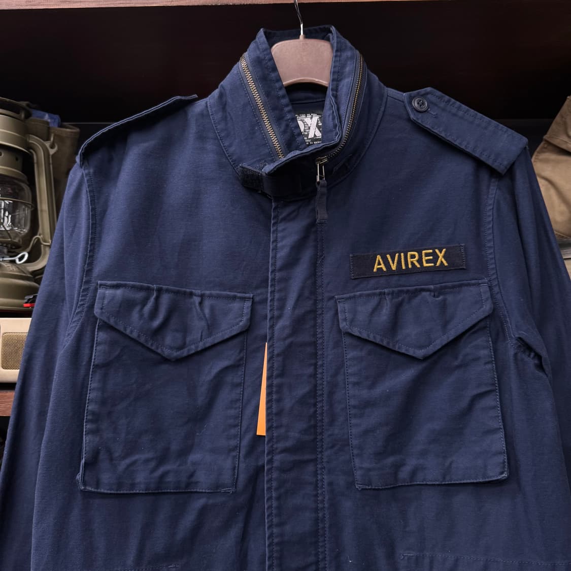 아비렉스 M-65 필드 자켓 오리지널 밀리터리 복각 네이비 N247 상품이미지2