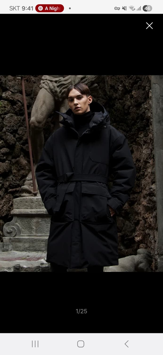 메종미네드 롱구스다운 M 사이즈 판매 상품이미지1