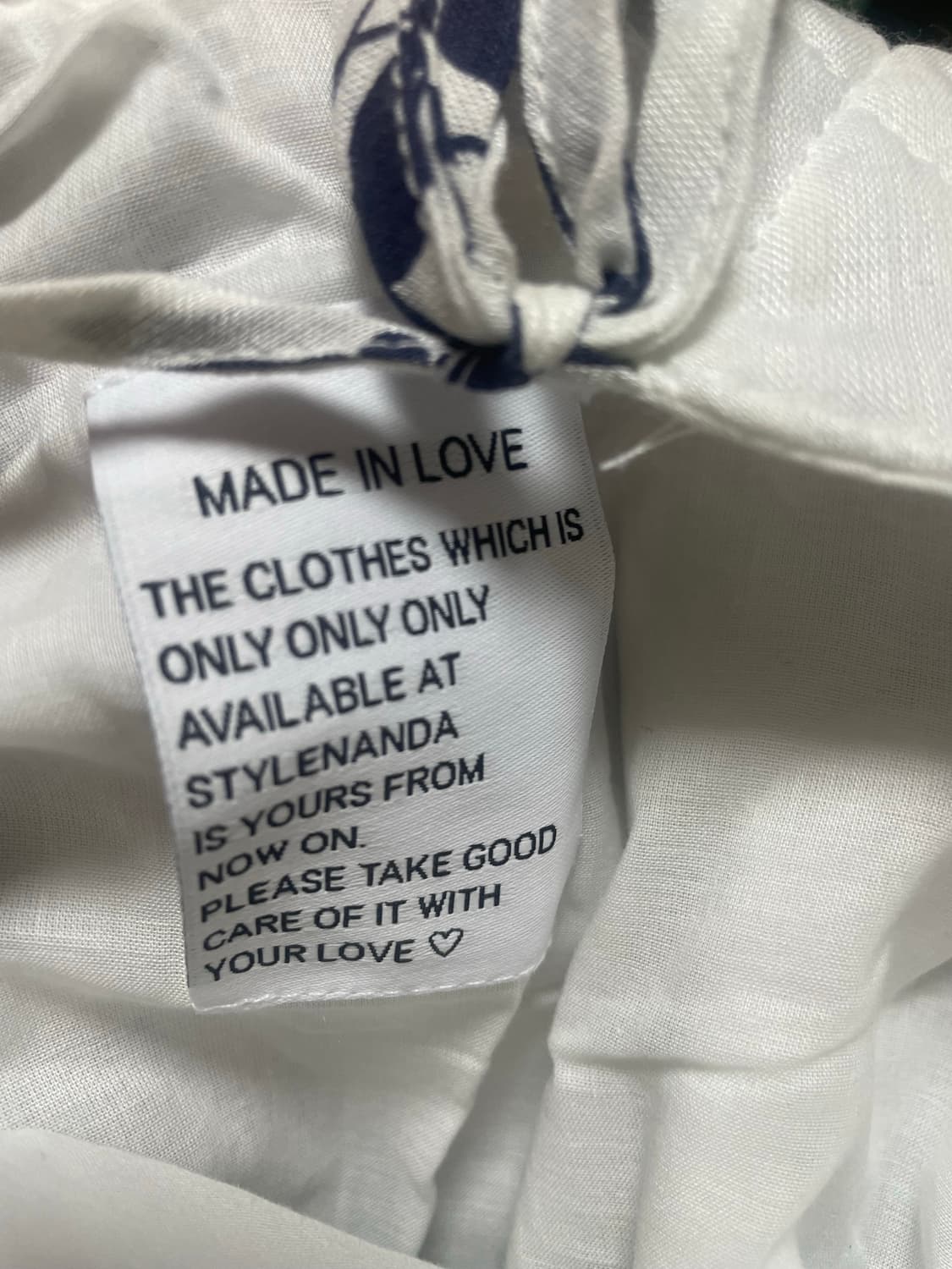 스타일난다 플라워 퀼팅 나시원피스 - 새상품  상품이미지3