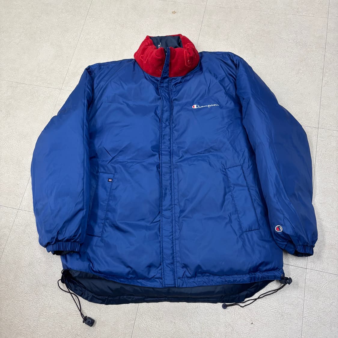 챔피온 리버시블 네이비 다운 패딩 상품이미지4