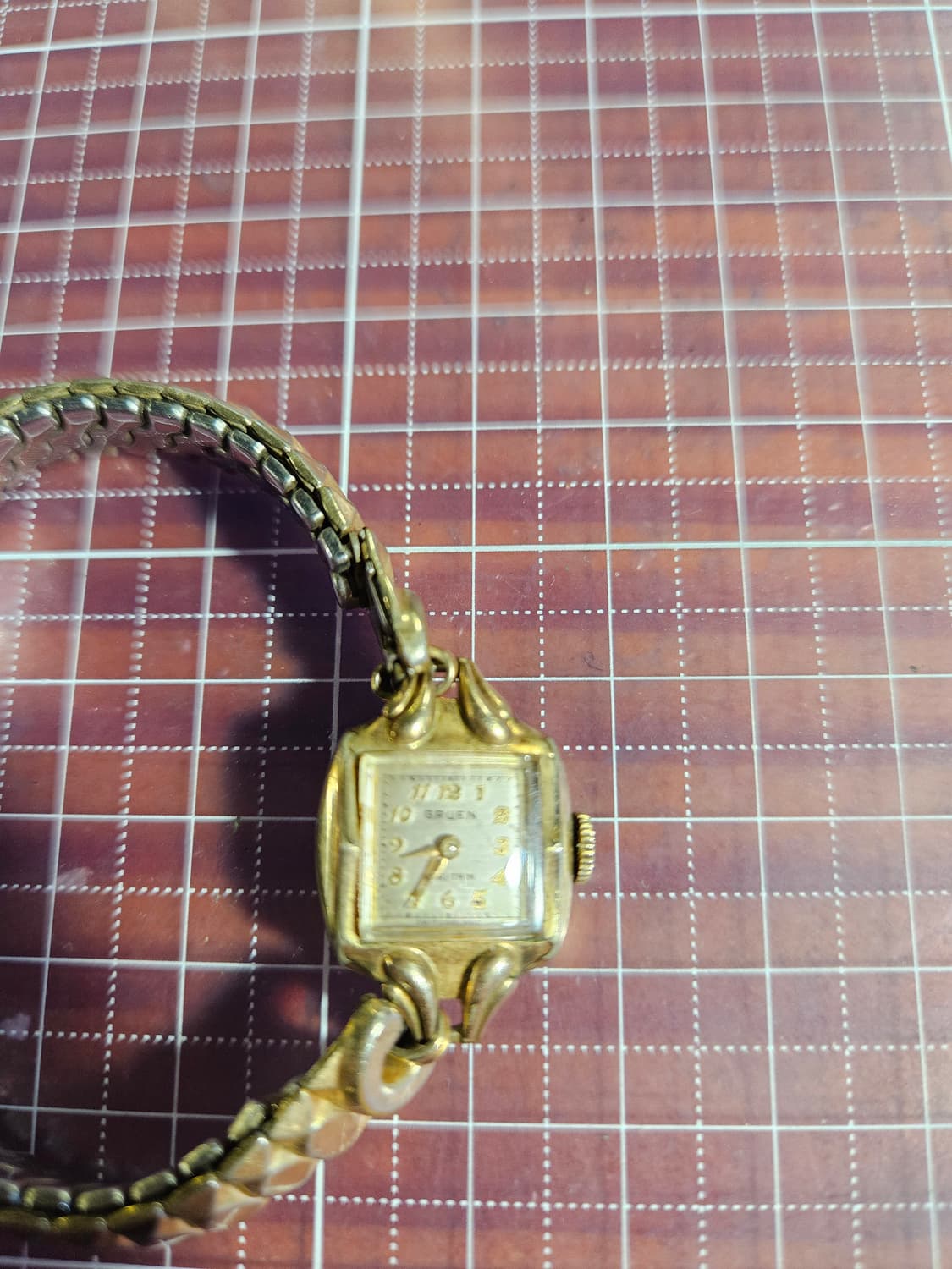 그루엔(gruen) 여성용 빈티지 수동 핸드와인딩 시계 상품이미지3