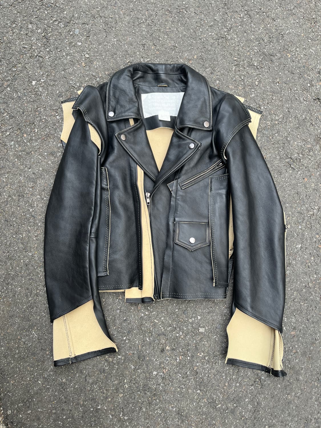 2014 메종 마르지엘라 x H&M 레더 자켓 상품이미지1